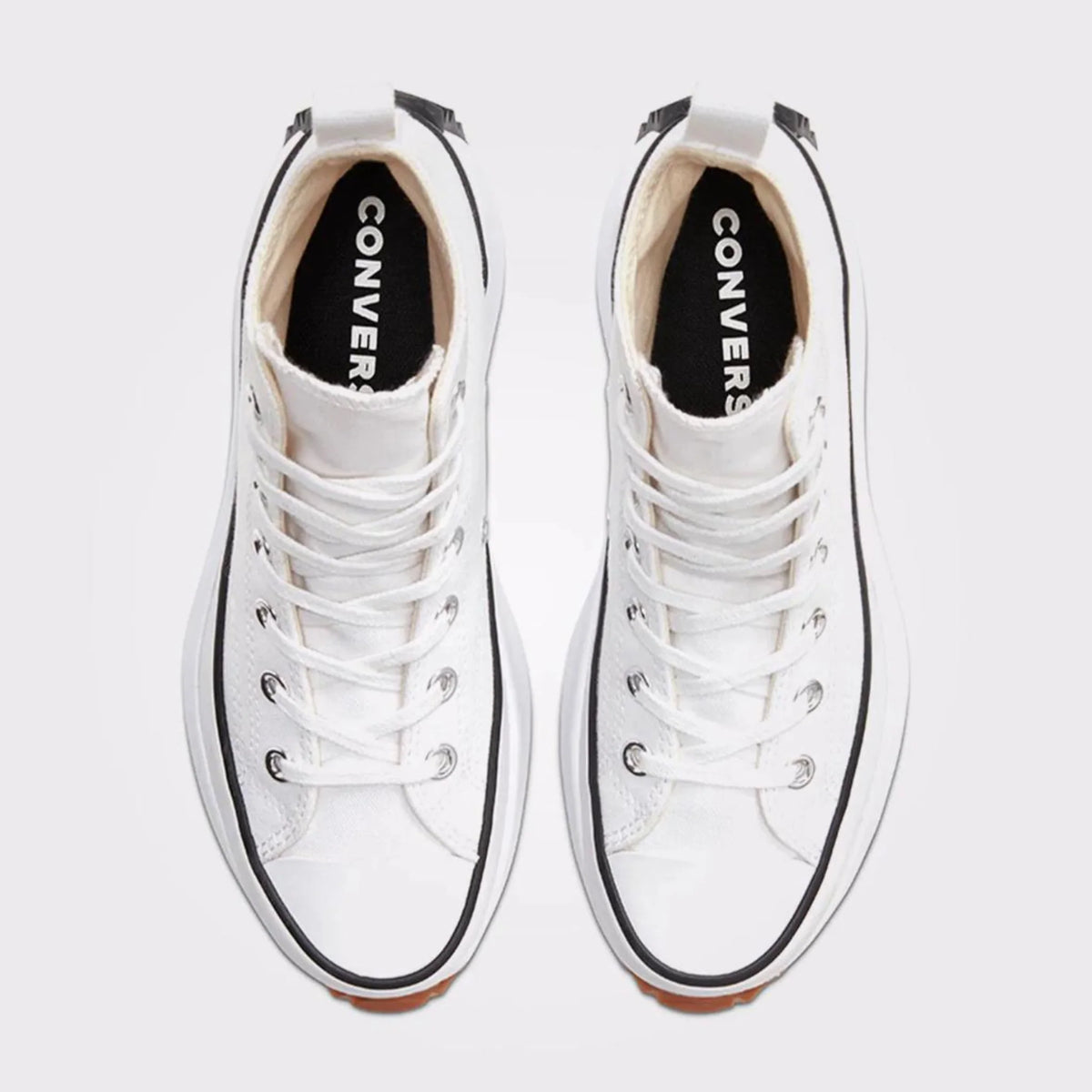 Converse White Hightops - Run Star Hike